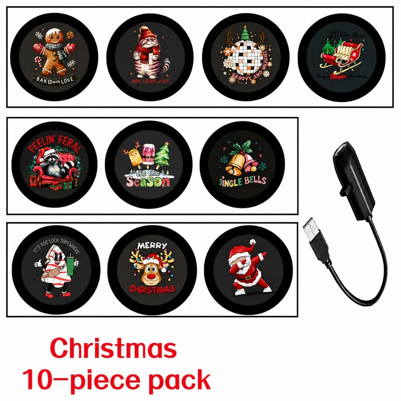 💨Last Day Buy 1 Get 1 Free Plug-&-Play HD c – 6 or 10 Festive Scenes