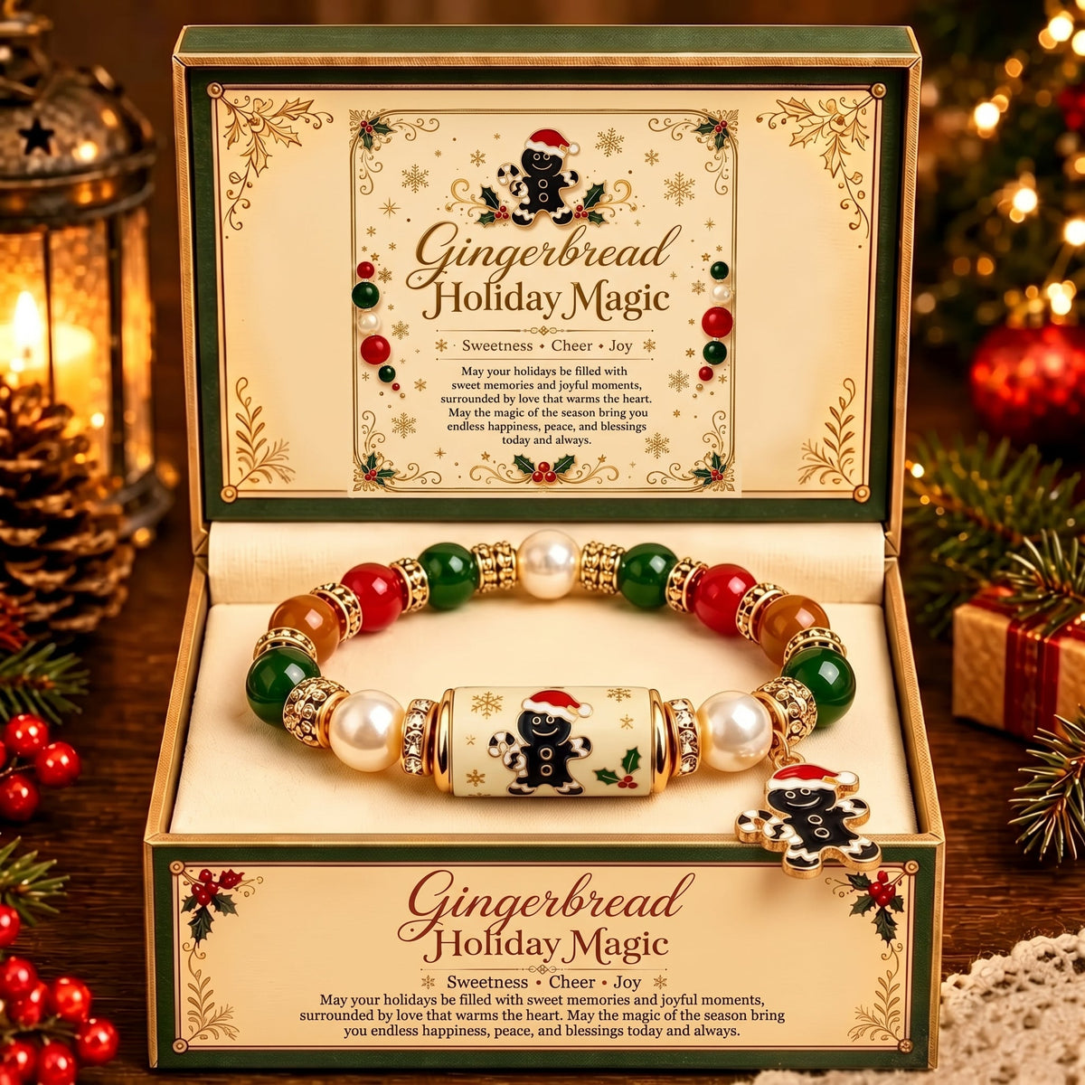 🎄Lucky Charm Bracelet – A Symbol of Luck, Love & Protection🎄