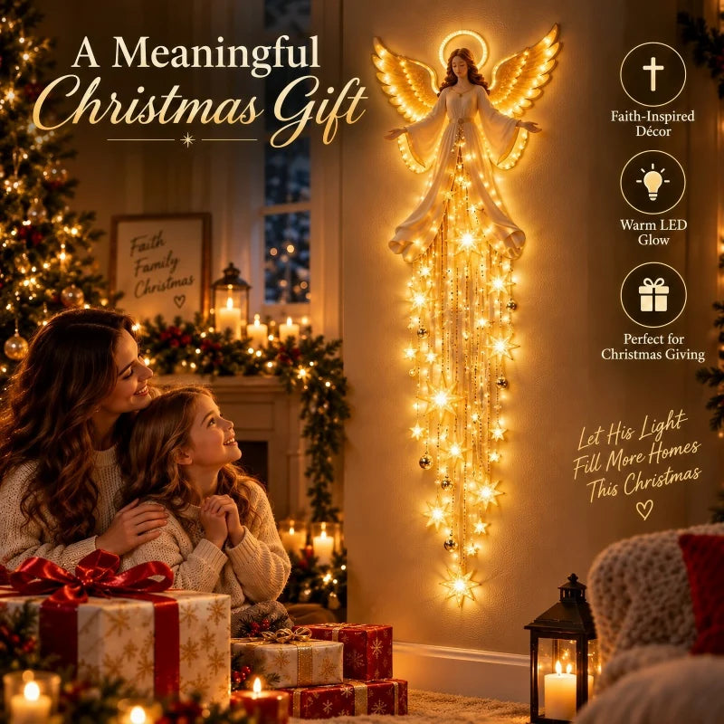 ✝️ Bethlehem Star of Faith – Lighted Nativity Wall Decor