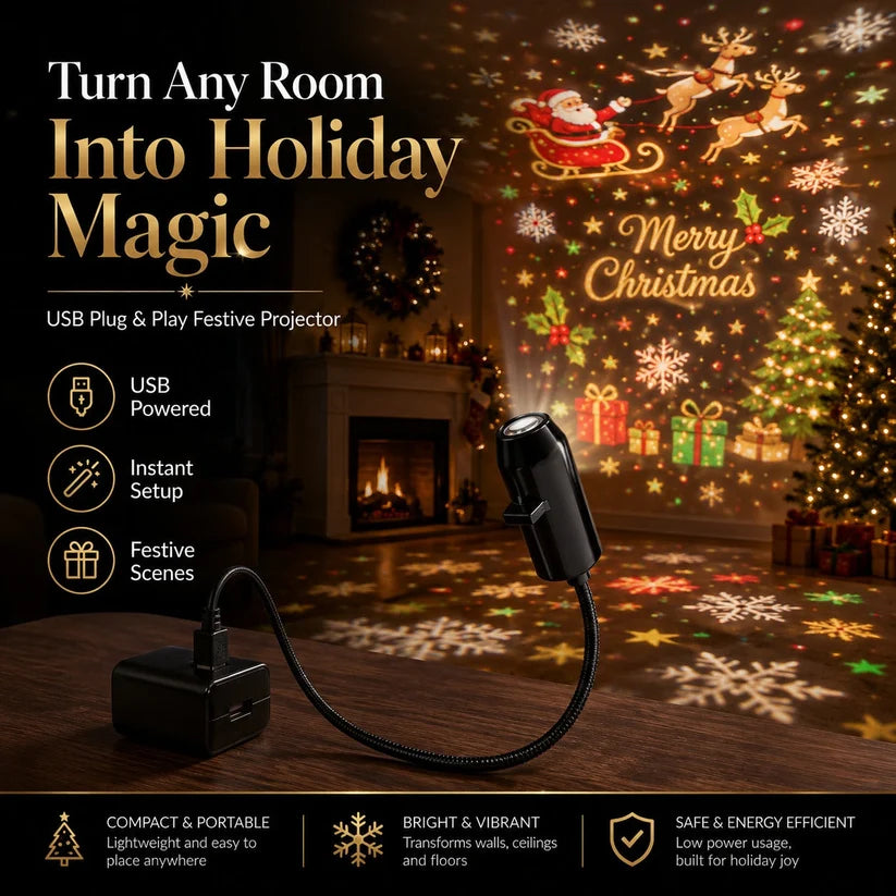 💨Last Day Buy 1 Get 1 Free Plug-&-Play HD c – 6 or 10 Festive Scenes