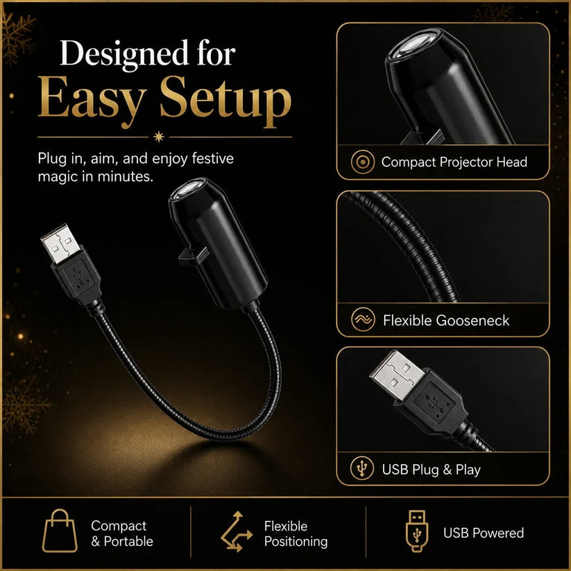 💨Last Day Buy 1 Get 1 Free Plug-&-Play HD c – 6 or 10 Festive Scenes