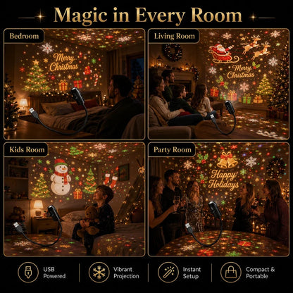 💨Last Day Buy 1 Get 1 Free Plug-&-Play HD c – 6 or 10 Festive Scenes
