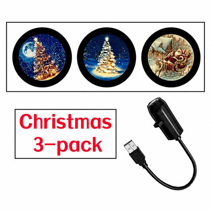 💨Last Day Buy 1 Get 1 Free Plug-&-Play HD c – 6 or 10 Festive Scenes