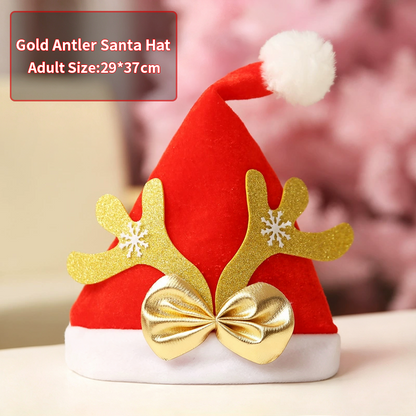 Christmas Santa Hat – Festive Holiday Costume Accessory for Kids & Adults