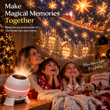 Christmas Projection Light Gift – Rotating LED Starry Sky Lamp
