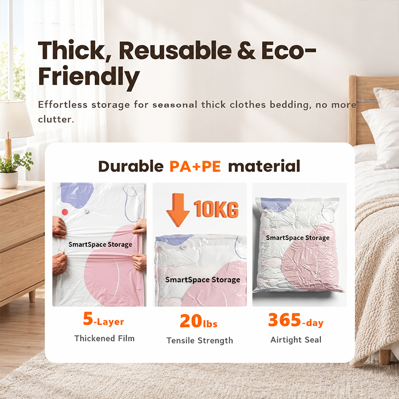 💨Last Day Buy 1 Get 1 Free No-Pump 3D Vacuum Storage Bags