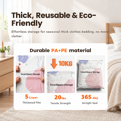💨Last Day Buy 1 Get 1 Free No-Pump 3D Vacuum Storage Bags