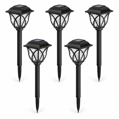 6 Pack Solar Lights Outdoor Waterproof