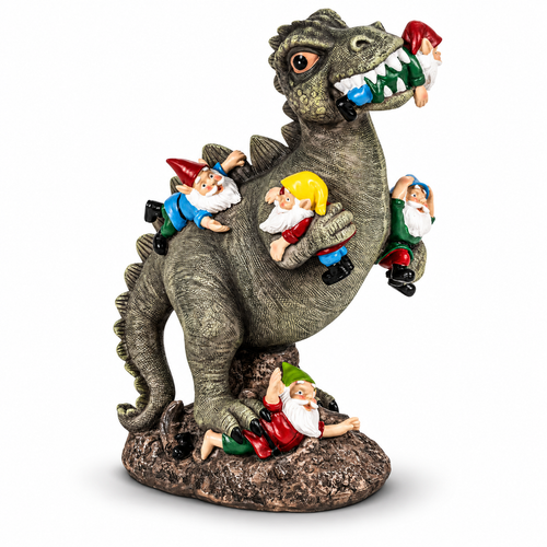 Garden Gnomes Statue Dinosaur Outdoor Decor Gifts