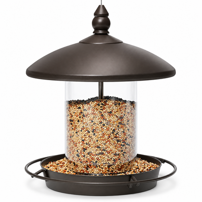 Metal Roof Bird Feeder