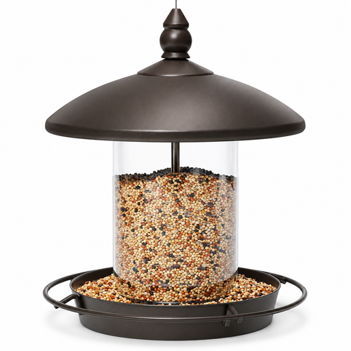 Metal Roof Bird Feeder