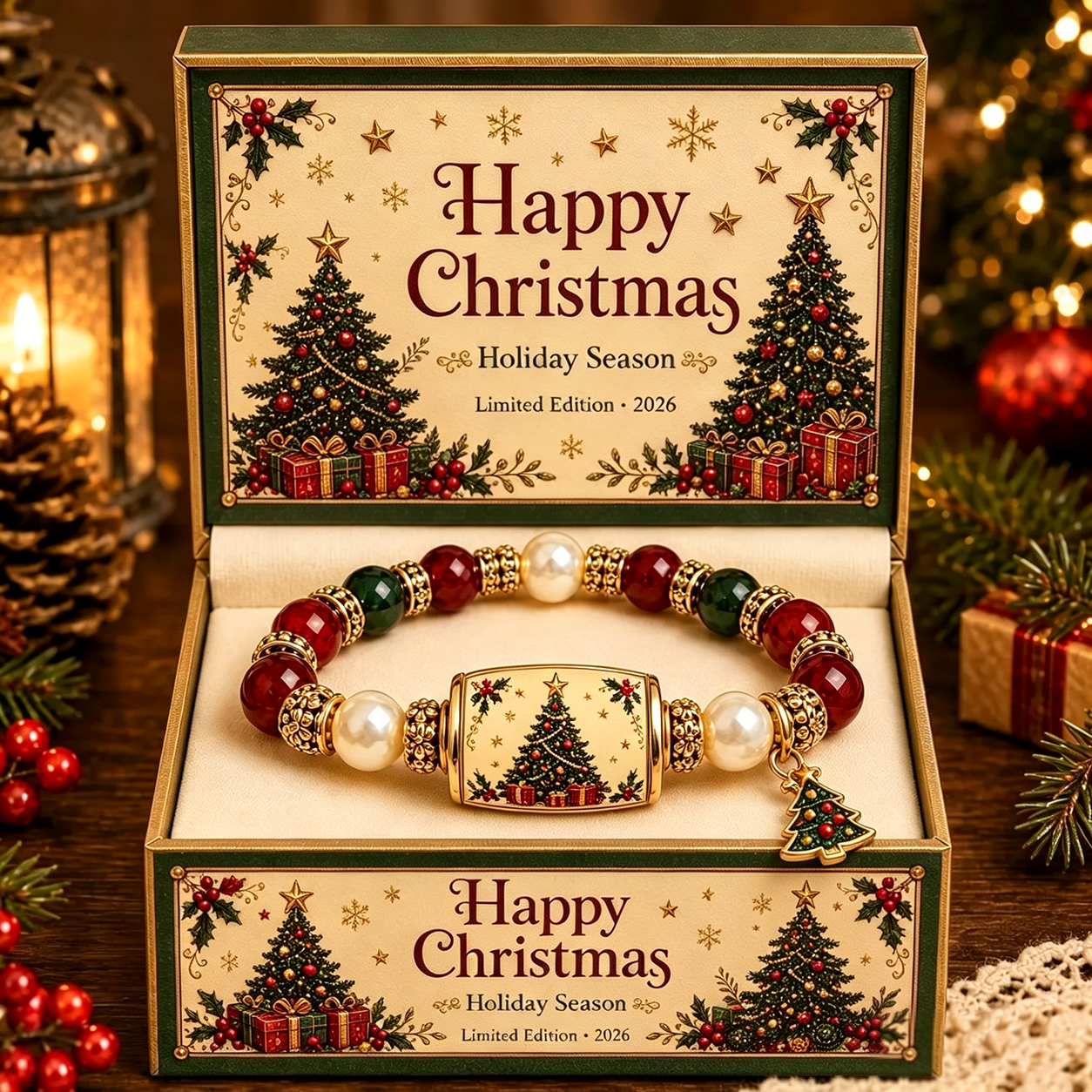 Christmas Tree Bracelet