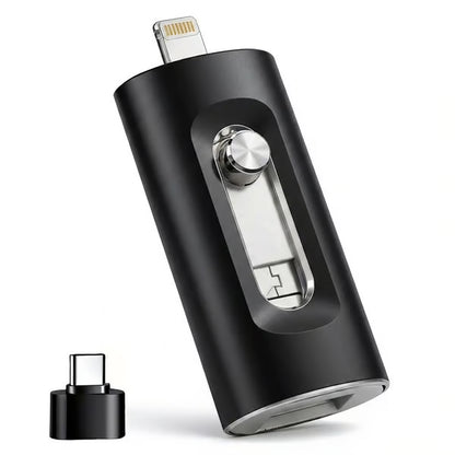 4-in-1 USB Flash Drive – Back Up Photos & Videos and Free Up Phone Storage