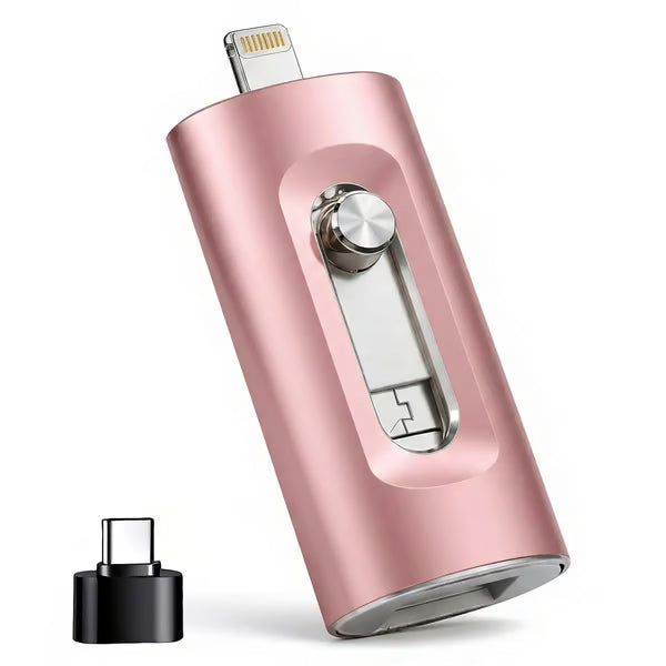 4-in-1 USB Flash Drive – Back Up Photos & Videos and Free Up Phone Storage