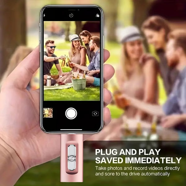 4-in-1 USB Flash Drive – Back Up Photos & Videos and Free Up Phone Storage