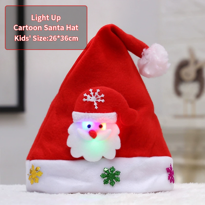 Christmas Santa Hat – Festive Holiday Costume Accessory for Kids & Adults