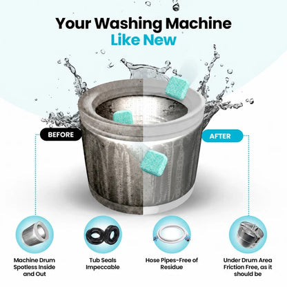 Deep Cleaning Washing Machine Cleaner – Compatible with All Washer Types