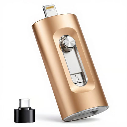 4-in-1 USB Flash Drive – Back Up Photos & Videos and Free Up Phone Storage