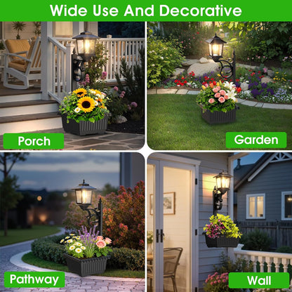 2 Pack 2-in-1 Outdoor Flower Pots