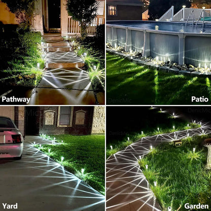 10 Pack Solar Pathway Lights Outdoor Waterproof