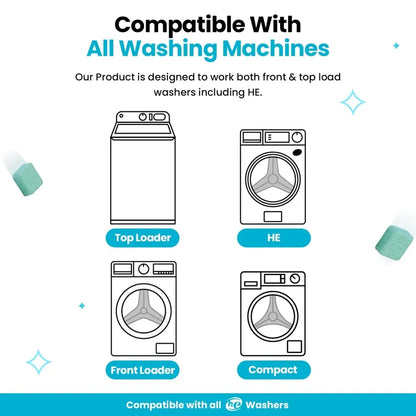 Deep Cleaning Washing Machine Cleaner – Compatible with All Washer Types