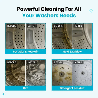 Deep Cleaning Washing Machine Cleaner – Compatible with All Washer Types