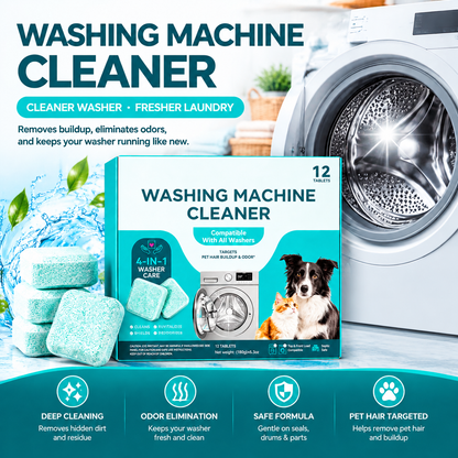 Deep Cleaning Washing Machine Cleaner – Compatible with All Washer Types