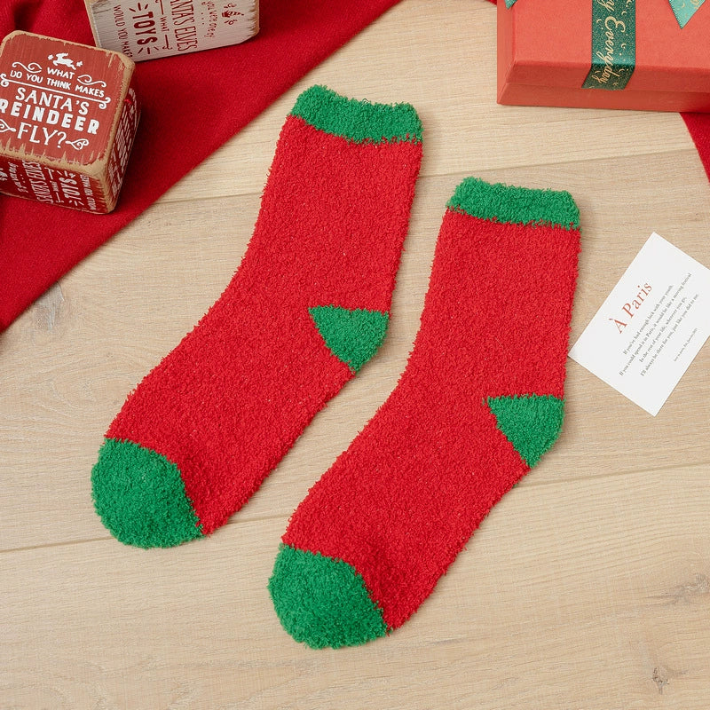 Red Socks with Green Heels