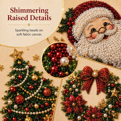 ⏳ Last Day 50% OFF🎄DIY Christmas Diamond Painting – Creative Pearl Art Craft Kit