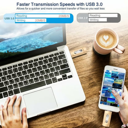 4-in-1 USB Flash Drive – Back Up Photos & Videos and Free Up Phone Storage